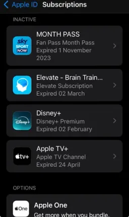 Apple Subscriptions